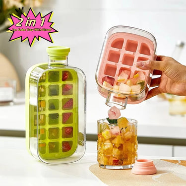 Chill & Sip 2-in-1 Ice Cube Water Bottle